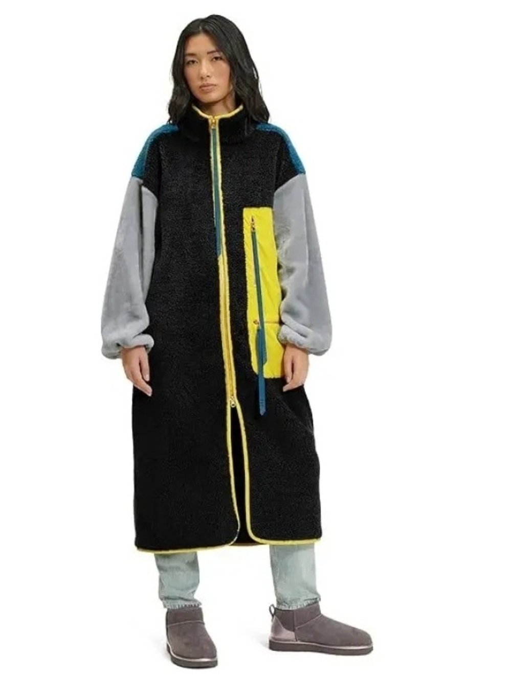 Long Black Sherpa UGG